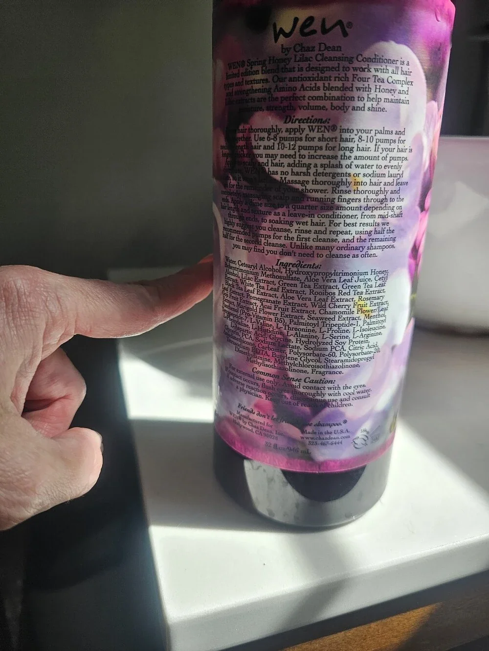 Wen Spring Honey Lilac Cleansing Conditioner